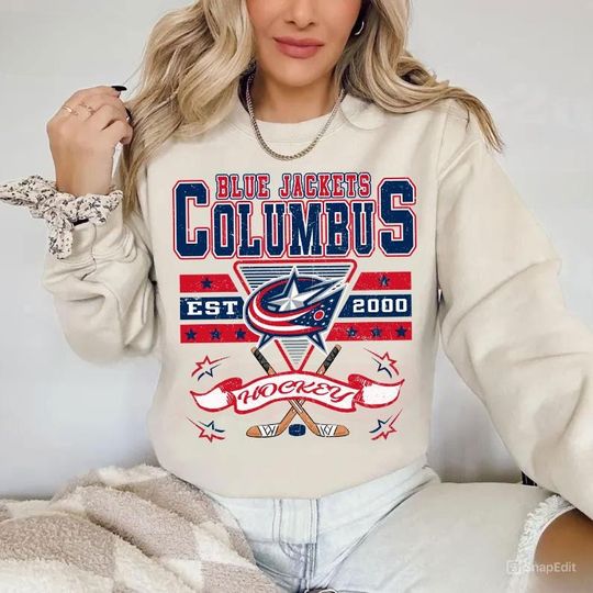 Discover Columbus Hockey Sweatshirt,Vintage Graphic Tee,Hockey Gift For Fan, Sweat-Aldult-Youth Tshirt,Retro Hoodie JHF0