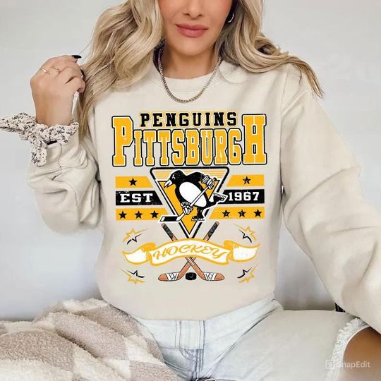 Discover Pittsburgh Hockey Sweatshirt,Vintage Graphic Tee,Hockey Gift For Fan, Sweat-Aldult-Youth Tshirt,Retro Hoodie JHF0