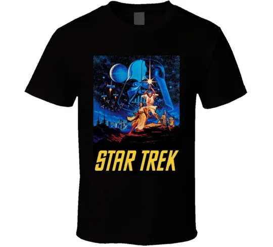 Discover Star Wars startrek2020 Mashup Parody Funny Joke Nerd T Shirt