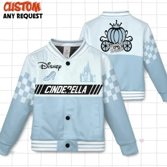 Discover Cinde Enchanted Wheels Magical Carriage Cinde Racing Baseball Jacket