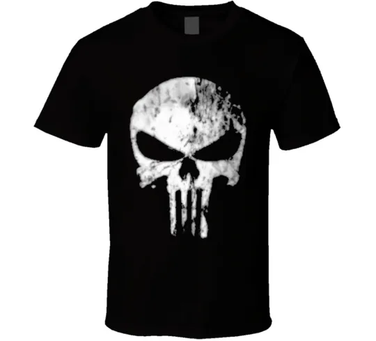 Skatter Skull Punisher 3D T-Shirt