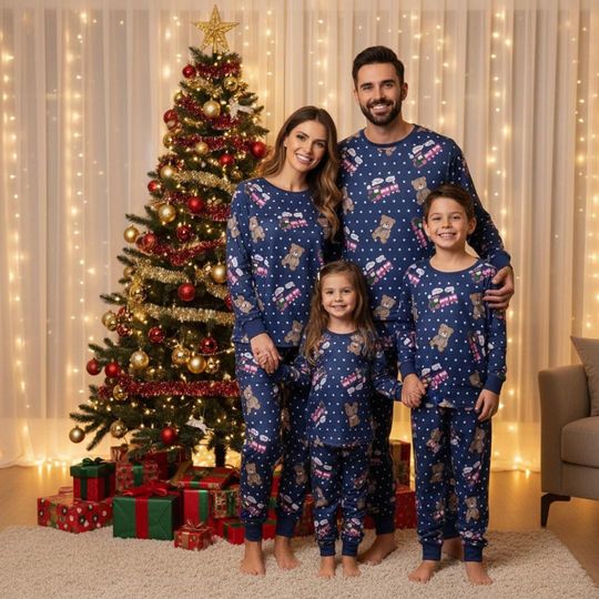 Discover Rumi Choo Pajamas Set, Pajamas Family Set, Rumi Choo Choo Kpop Demon Hunter Outfit Pajamas, Movie Gift For Fans, Matching Family Pajamas