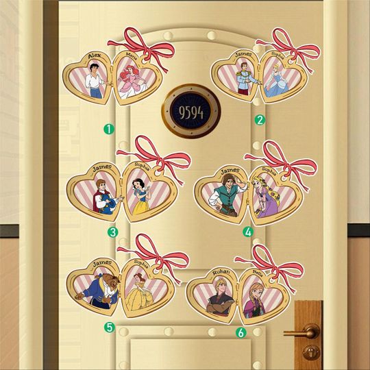 Discover Personalized Disney Couple locket Magnet, Coquette bow  couple Magnet, Disney Couple Porthole Magnet , Disney Cruise Decor, Gift for couple