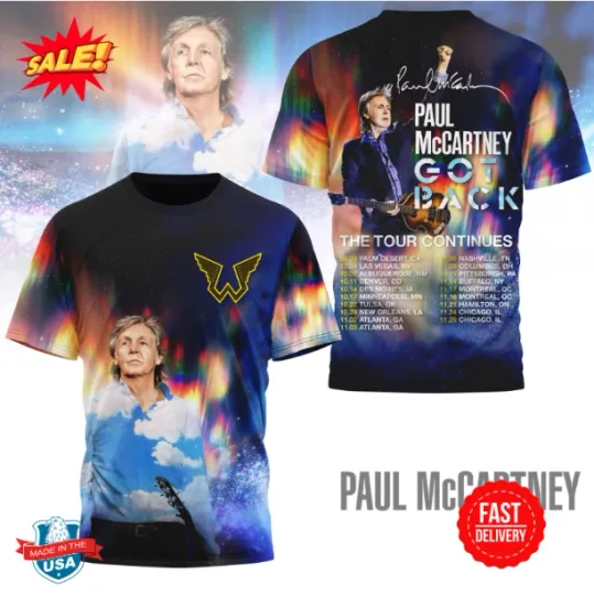 PREMIUM P mccartney 3D SHIRT , Gift For Fan
