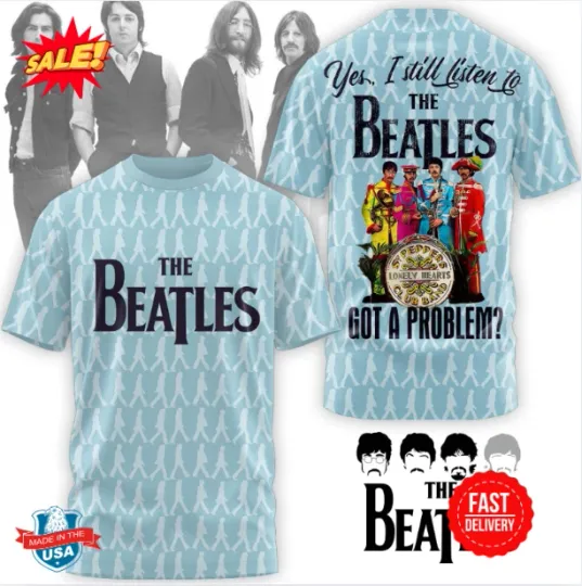 The Beatles 3D Shirt, Gift For Fan