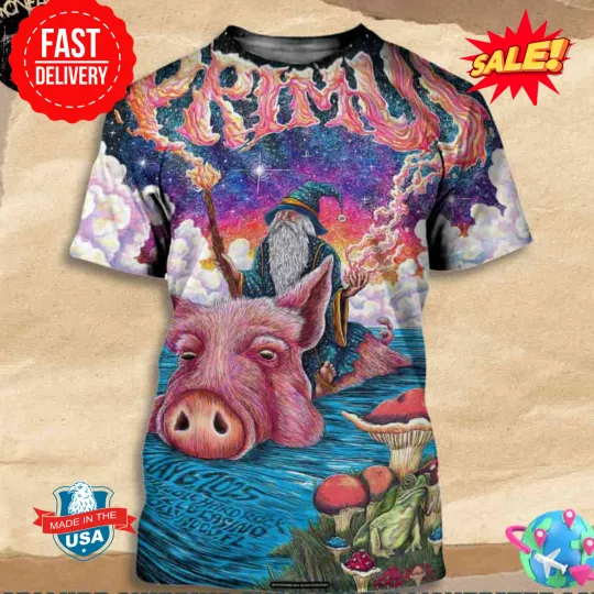 Discover Primus Sessanta V2.0 Hollywood Florida Hard Rock Live May 6 2025 3D T-Shirt