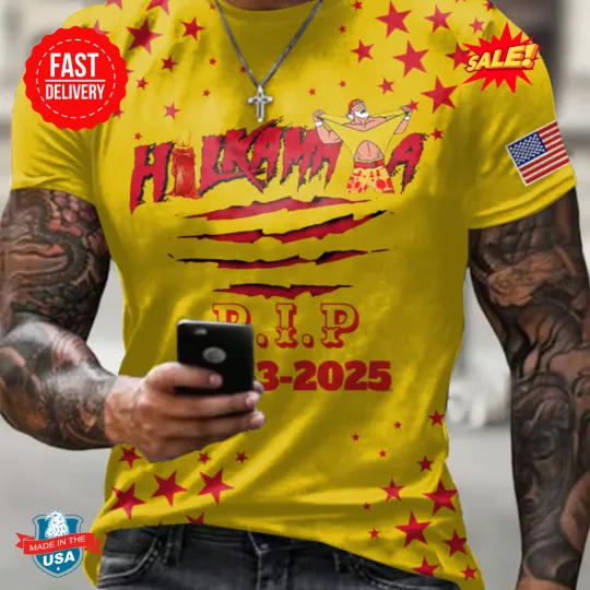 Men's Wrestling Legends Print Round Neck 3D T-shirt, Gift For Fan