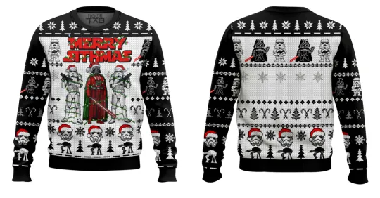 Discover Star Wars Darth Vader Merry Sithmas Ugly Sweater