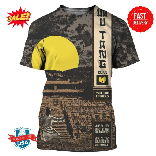 Discover Wu Tangg Clan With Run The Jewels For California Run Shows On June 24 3D Shirt