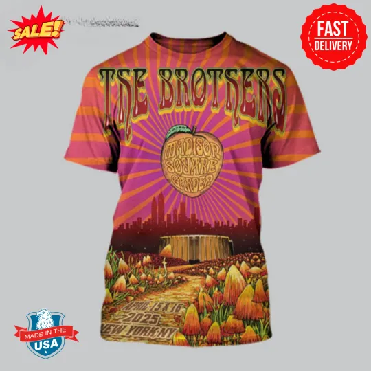 Discover The Brothers Performs At Madison Square Garden In New York On April 15-16 3D Tee