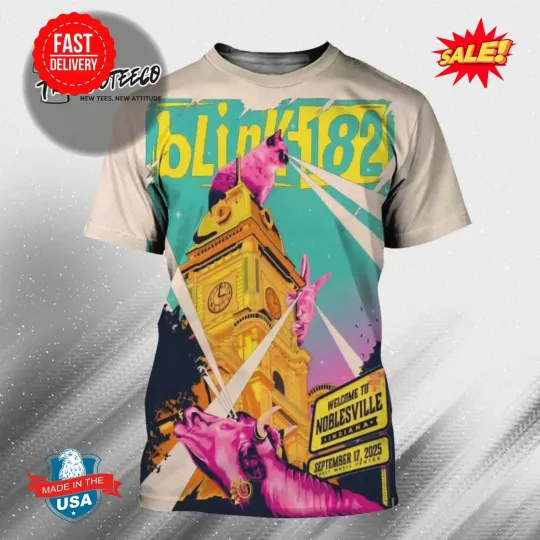 B182 At Ruoff Music Center In Noblesville Indiana On Sept 17 2025 3D Shirt