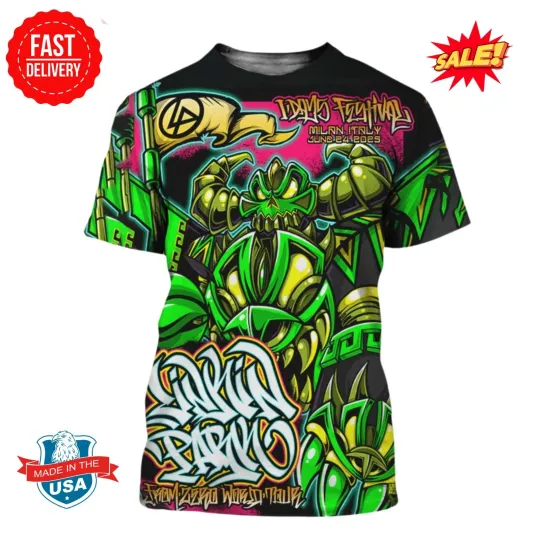 Linkin Park At Heinz Von Heiden Arena On June 16 2025 From Zero World Tour 3D T Shirt