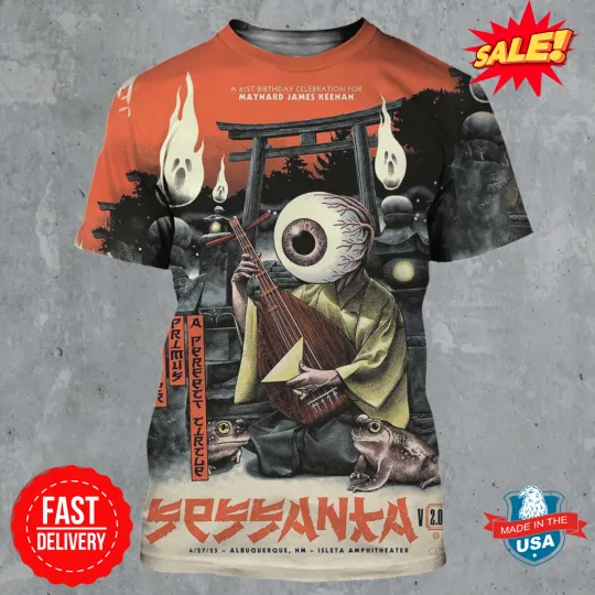 Sessanta V2.0 Poster For Concert In Albuquerque New Mexico April 27 2025 3D T Shirt
