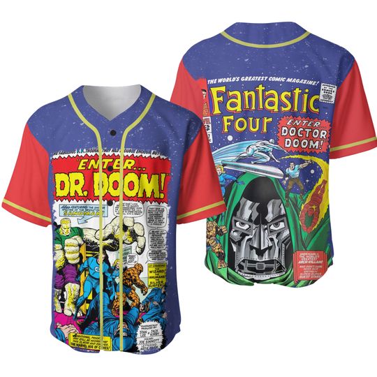 Fantastic Four Jersey, Limited Edition Jersey,Doctor Dooom and the Silver Surfer