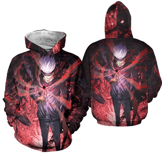 Jujutsu Satoru Gojo Kids Youth Pullover Hoodie