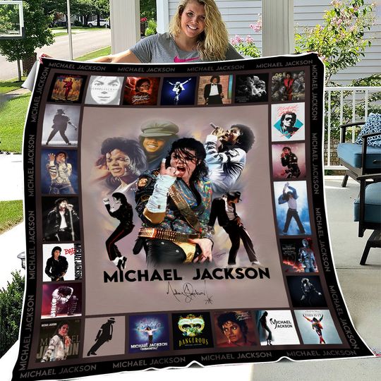 Michael Jackson Fleece Blanket | Christmas Gift | Gift Idea For Fans