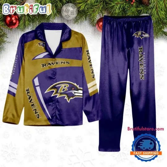 Discover FL Baltimore Football Team Winter Season Pajamas Set
