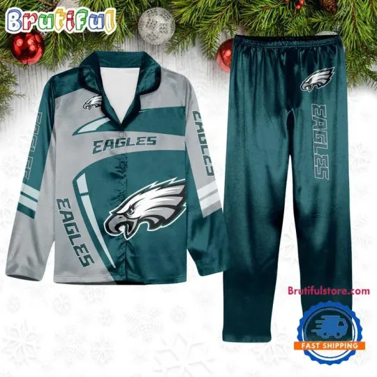 Philadelphia Football Team Winter Season Pajamas Set