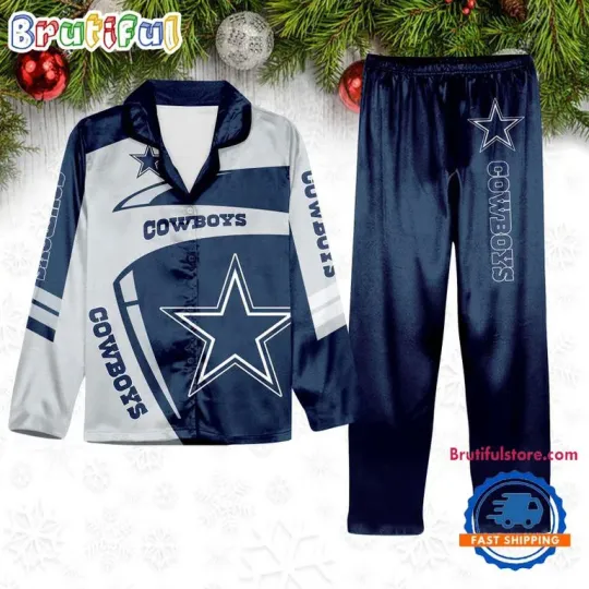 Discover Dallas Football Team Winter Season Pajamas Set