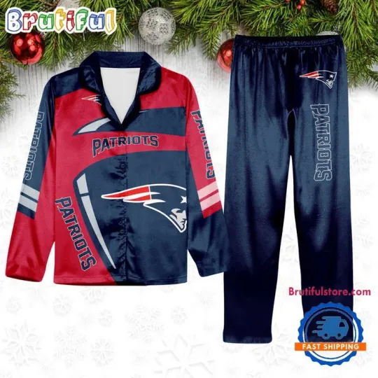 New England Football Team Winter Season Pajamas Set