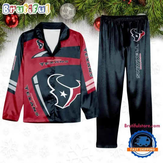 Houston Football Team Winter Season Pajamas Set