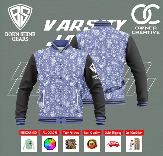 Letterman Sublimation Jacket, Varsity Jacket, Baseball Jersey
