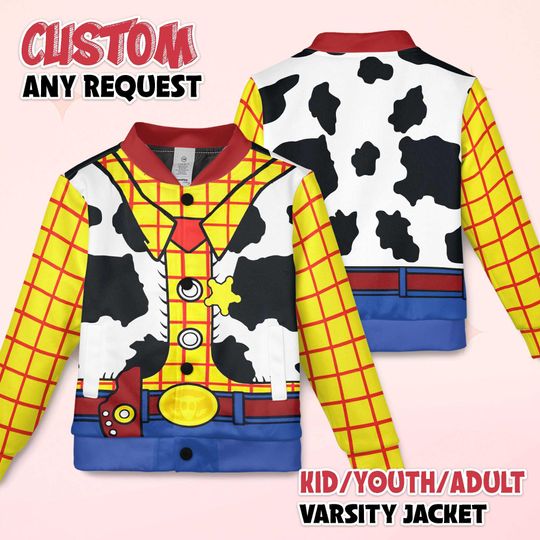 Discover Custom Woody Varsity Jacket, Woody Kids Youth Adult Varsity Jacket