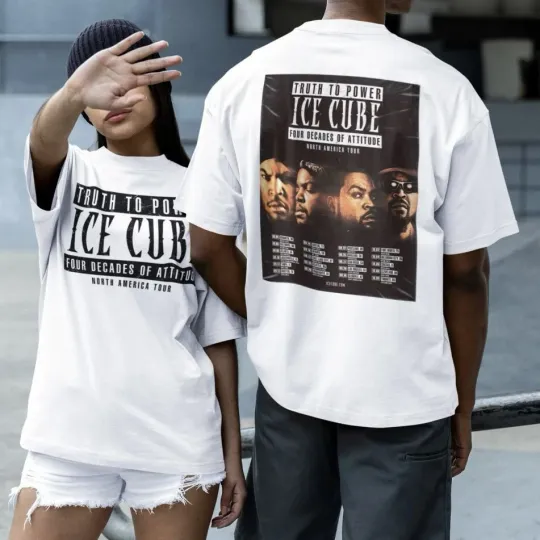Ice Cube Truth To Power Tour 2025 T-Shirt, Double Sided