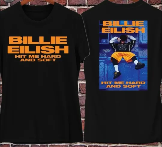 Discover Billie Eilish Hit Me Hard and Soft Double Sided T-Shirt