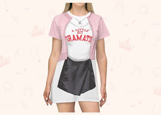 Discover Drama Queen T-Shirt Dress: Fun Costume Loungewear