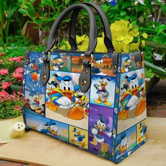 Donald Duck Vintage Leather Handbag
