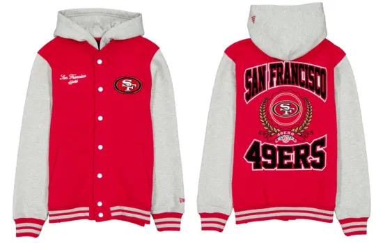 Discover San Francisco 49err football Men Sports Sweatshirt Cotton Casual Hooded Jacket Jersey