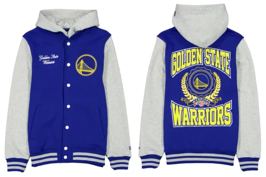 Golden State Wariior N.B.A Sports Sweatshirt Cotton Casual Hooded Jacket Jersey