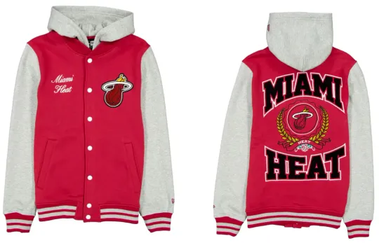 Discover Miami Heeat Men's Sports Sweatshirt Cotton Casual Hooded Jacket Jersey