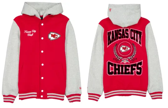 Kansas City Chiieffs football Men Sports Sweatshirt Cotton Casual Hooded Jacket Jersey