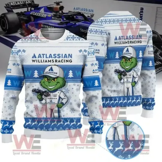 Discover Williams Racing funny character Ugly Christmas Sweater