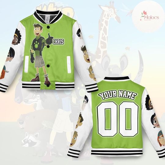 Discover Personalized Wild Kratts Baseball Jacket, Chris Martin Kratt Aviva Corcovado Jacket, Wild Kratts Family Kids Birthday Boy, Birthday Girl Tee