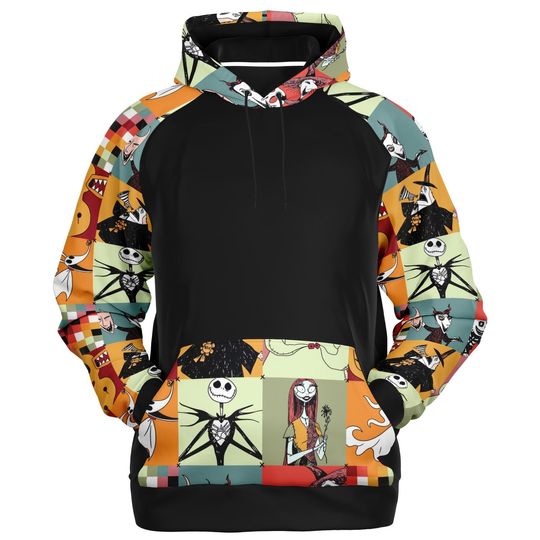 Discover Nightmare Before Christmas Sweatshirt, Disney Shirt, Retro Raglan Sweatshirt, Disneyworld Shirts, Disney Vacation Shirt, Disneyland Shirt