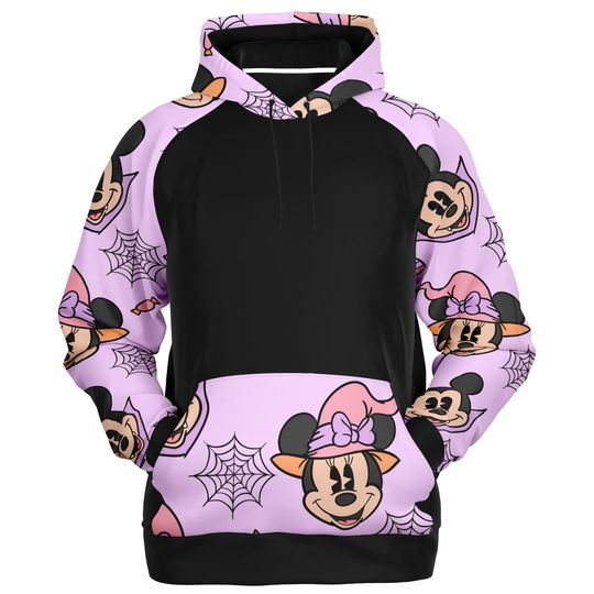 Discover Halloween Minnie Sweatshirt, Disney Sweatshirt, Retro Raglan Sweatshirt, Disneyworld Shirts, Disney Vacation Shirt, Disneyland Shirt