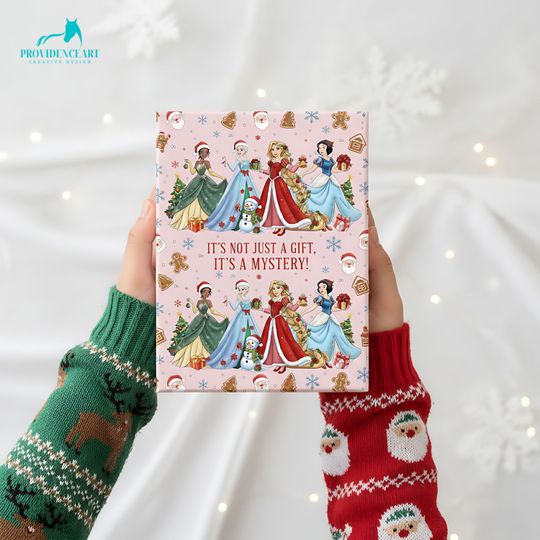 Discover Disney Princess Christmas Wrapping Paper: Holiday Gift Wrap for Girls