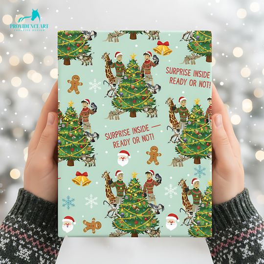 Discover Wild Kratts Christmas Wrapping Paper: Holiday Animals and Adventure Gift Paper