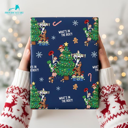 Discover Toy Story Wrapping Paper: Buzz, Woody & Jessie Kids Gift Wrap