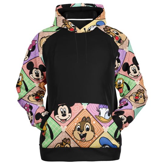 Discover 3D Mickey and Friends, Disney Hoodie, Retro Disney World Shirt, Disneyland Vacation Hoodie