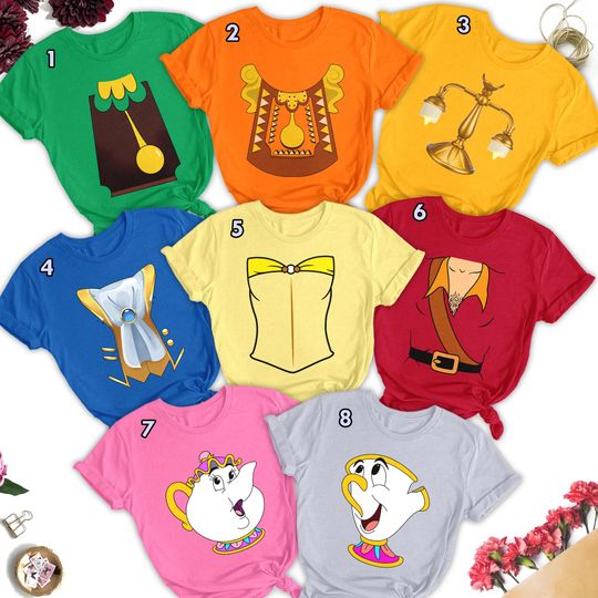 Discover Castle Halloween Costume Shirt, Fairy Tale World Cosplay Shirt, Halloween Costume For Family Group T Shirt, Magic Kingdom Tee