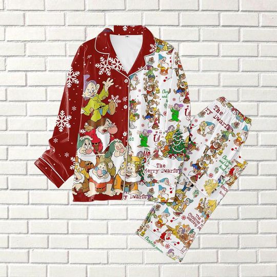 Discover Snow White And The Seven Dwarfs Pajamas Set, Disney Princes Pj Set Pants, Seven Dwarfs Movie Pajamas, Magic Kingdom Gifts