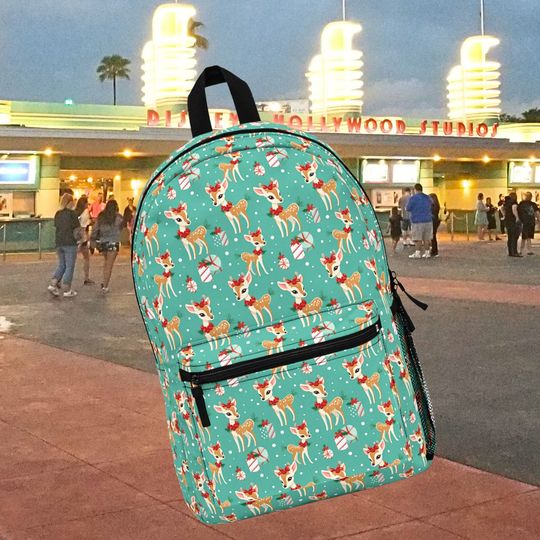 Discover Christmas Reindeer at Jolly Hollywood Backpack / Glam Up Retro Vintage Holiday Hollywood Studios Style With This Park-Hopping Backpack!