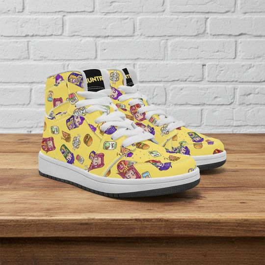 Discover K-Pop Demon Hunters Ramen | Kids & Youth Adult Vegan Leather High Tops