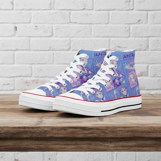 Discover K-Pop Demon Hunters - Blue Variant | Kids & Youth Adult High Top Sneakers
