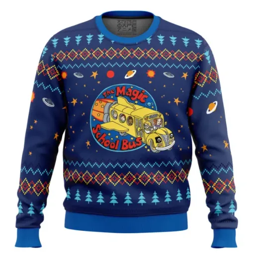 The Magic School Bus Ugly Christmas Sweater