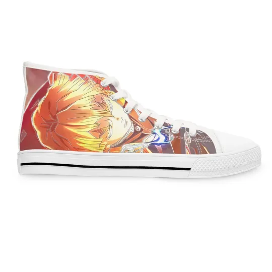 Discover Women High Top Sneakers Shoes zenittsu demon fan art footwear anime manga